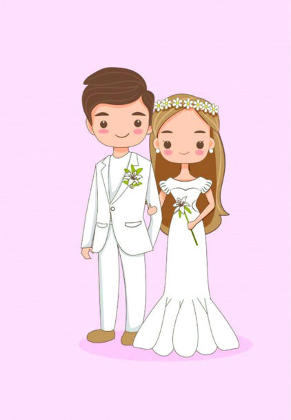 vestuvinis atvirukas